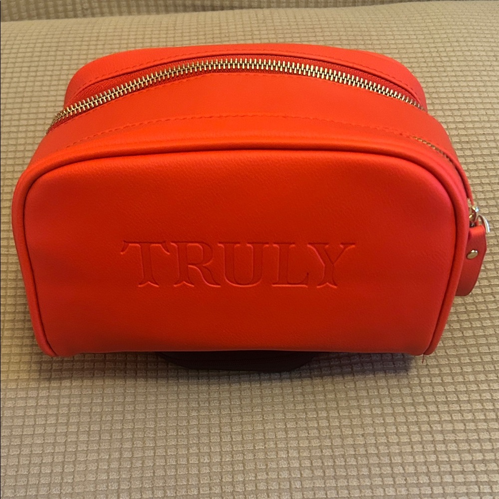 TRULY Vibrant Red Toiletry Bag